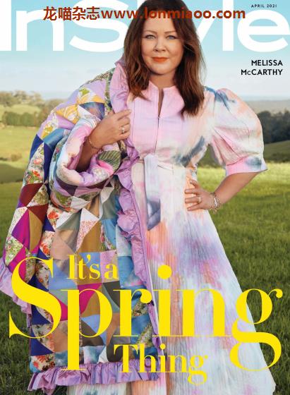 [美国版]InStyle 新兴女性时尚杂志 2021年4月刊